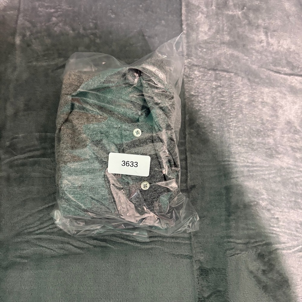 Polo Ralph Lauren Shirt Mens XL Long Sleeve Gray Pull over Polo Preppy - Picture 9 of 9